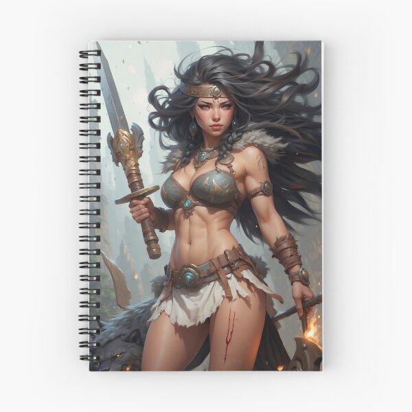 Item preview, Battle Cry of the Barbarian designed and sold by Samantha AI Artist.