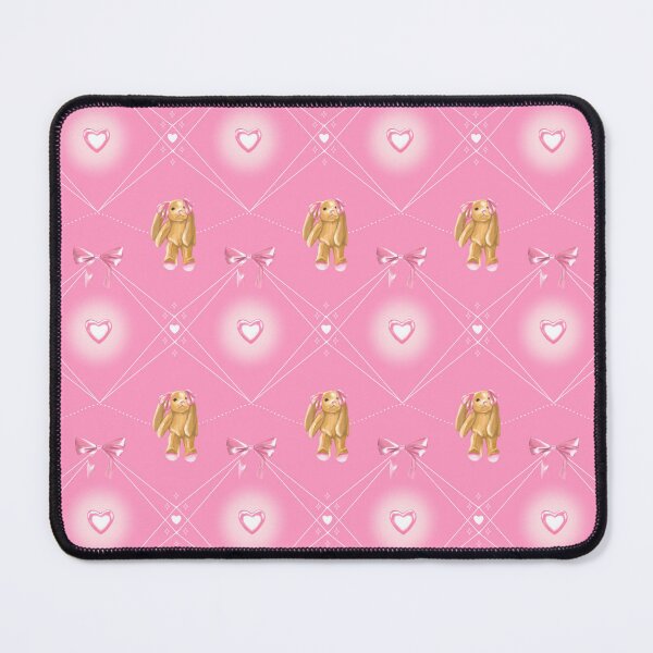 Item preview, Rabbit Dolls Baby Pink Wallpaper Seamless Pattern  designed and sold by rollingfakedice.
