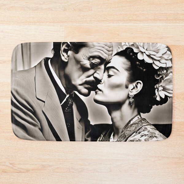 Item preview, Frida Kahlo kissing Dali designed and sold by Joanne Walsh.