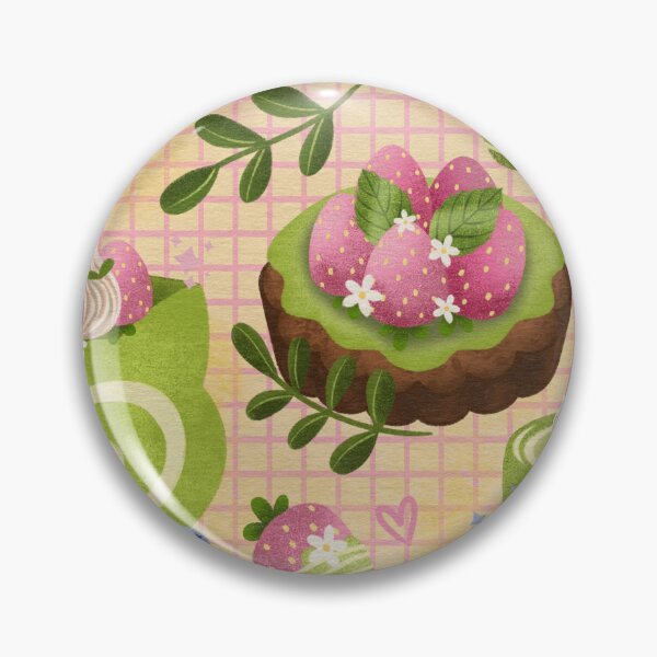 Item preview, Matcha snack time designed and sold by ShropshireFox.
