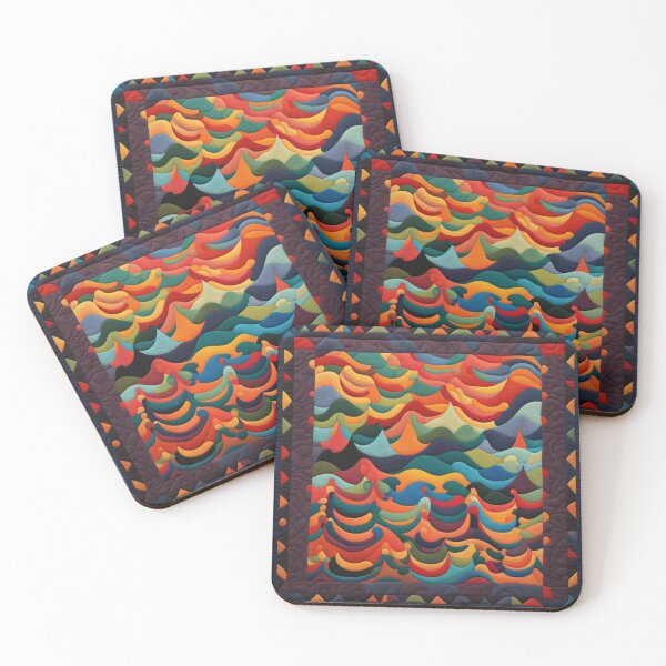 Item preview, The Rainbow Waves designed and sold by Owl-o-the-wisp.