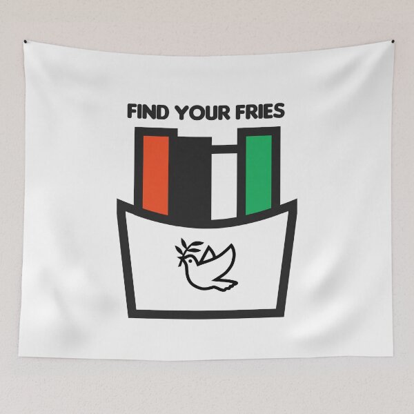 Item preview, Peace for Palestine - Find Your Fries Series designed and sold by Obawan.