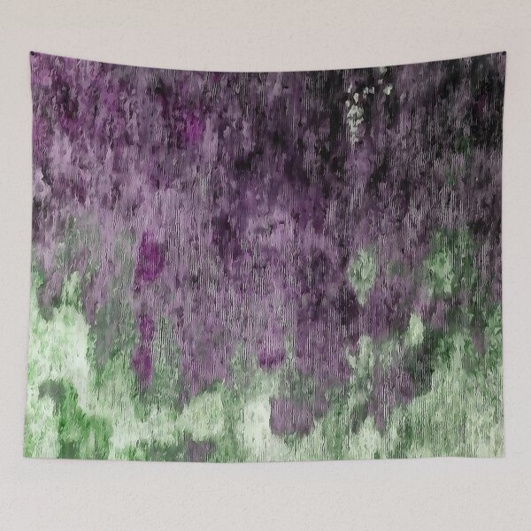Item preview, Purple and Green Abstract Painting designed and sold by taiche.