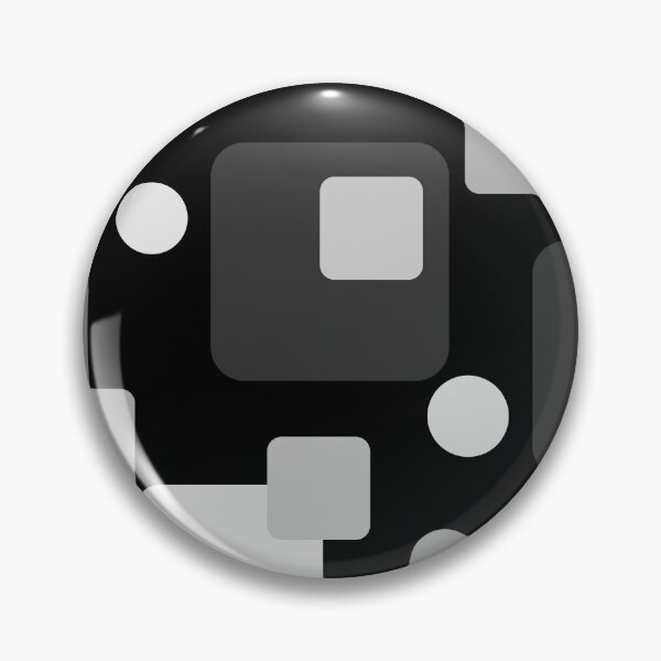 Item preview, Retro Abstract Dream Space Greys on Black Half-Drop-5748 designed and sold by Art in My Loft.