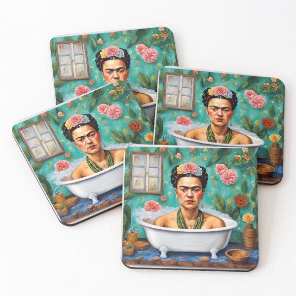 Item preview, Frida Kahlo in tub designed and sold by Joanne Walsh.