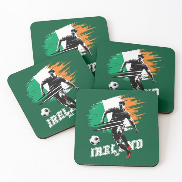 Item preview, Football Soccer Ireland Irish Flag Player Grunge Silhouette designed and sold by Infinitee8hirts.