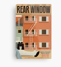 Rear Window alternative movie poster Metal Print
