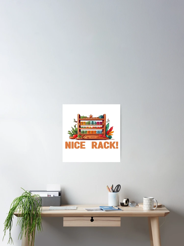 Thumbnail 2 of 3, Poster, Nice Rack designed and sold by 3Brew-Designs.