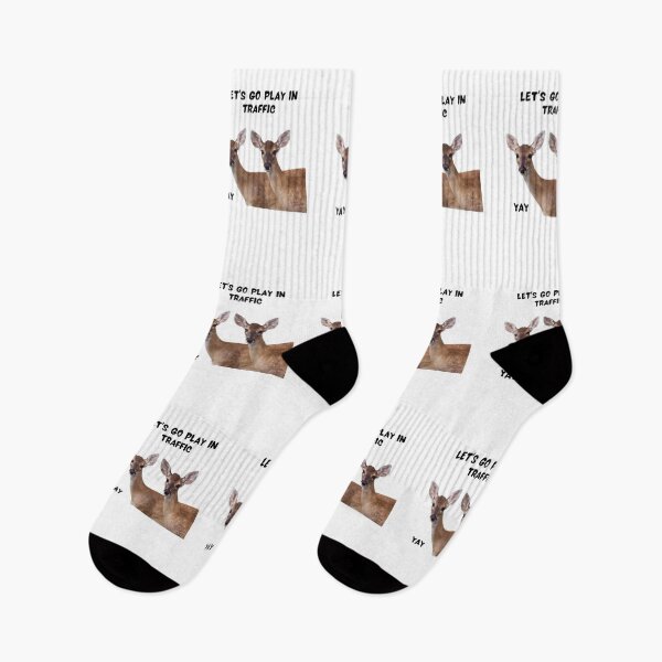 Item preview, Deer Traffic, Deerly Risky, Deer Meme, Willow Days designed and sold by avit1.
