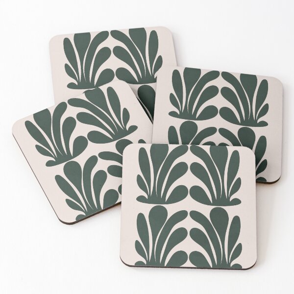 Item preview, Black Beige Abstract, Organic Shapes, Boho Plant Illustration 2 designed and sold by technicolorable_art.
