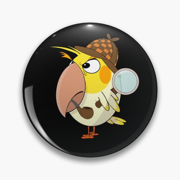 Item preview, Cacatúa Sherlock Holmes divertida designed and sold by YoshiArtDesign.