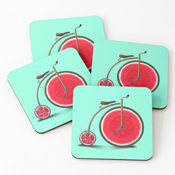 Item preview, Watermelon and Pomegranate Bike | Penny Farthing | Bike Lovers designed and sold by monkeybusiness.pt.