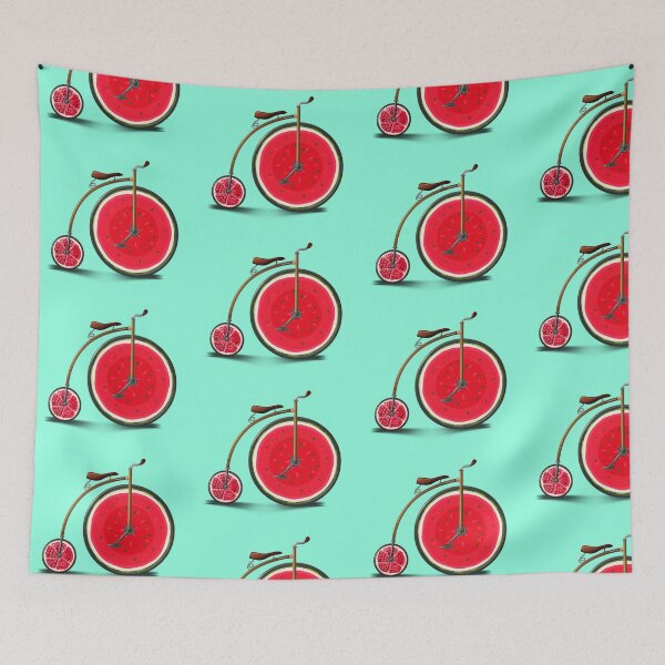 Item preview, Watermelon and Pomegranate Bike | Penny Farthing | Bike Lovers designed and sold by monkeybusiness.pt.
