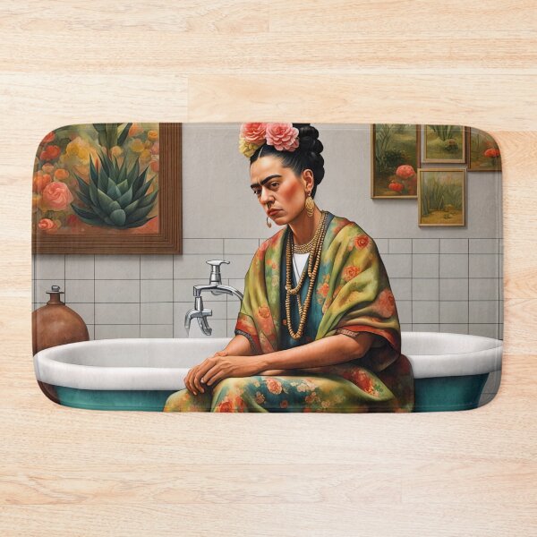 Item preview, Frida Kahlo by bath designed and sold by Joanne Walsh.