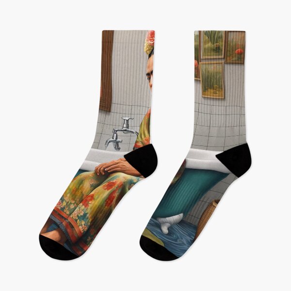 Item preview, Frida Kahlo by bath designed and sold by Joanne Walsh.