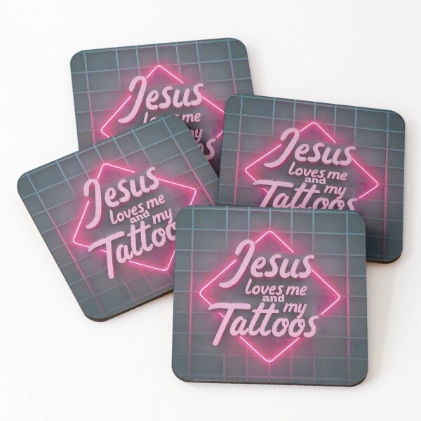 Item preview, Copy of Jesus Loves Me and My Tattoos- Jesus Ink- Body of Faith designed and sold by ashdenent.