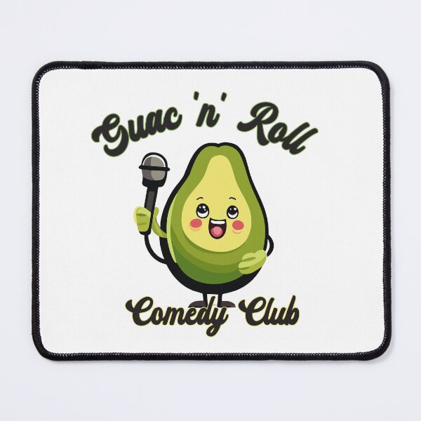 Item preview, Avo-Laughs Only: Hilarious Avocado Stand-Up Comedy Tee designed and sold by popcarol.