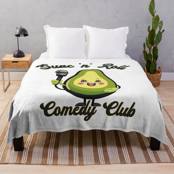 Item preview, Avo-Laughs Only: Hilarious Avocado Stand-Up Comedy Tee designed and sold by popcarol.