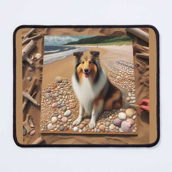 Item preview, Elegant Collie Portrait designed and sold by PawspectCreate.