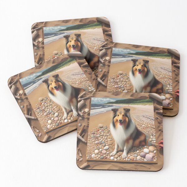 Item preview, Elegant Collie Portrait designed and sold by PawspectCreate.