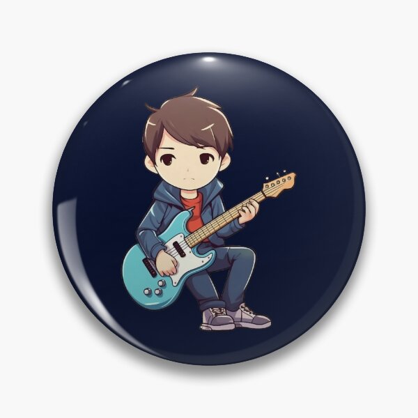Item preview, A boy playing his favourite guitar (6) designed and sold by milaboydczk.