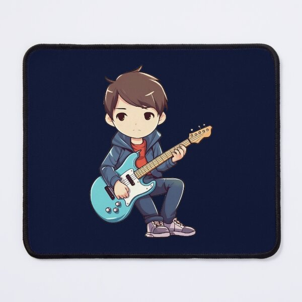 Item preview, A boy playing his favourite guitar (6) designed and sold by milaboydczk.