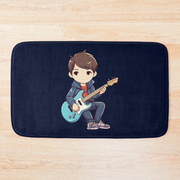 Item preview, A boy playing his favourite guitar (6) designed and sold by milaboydczk.
