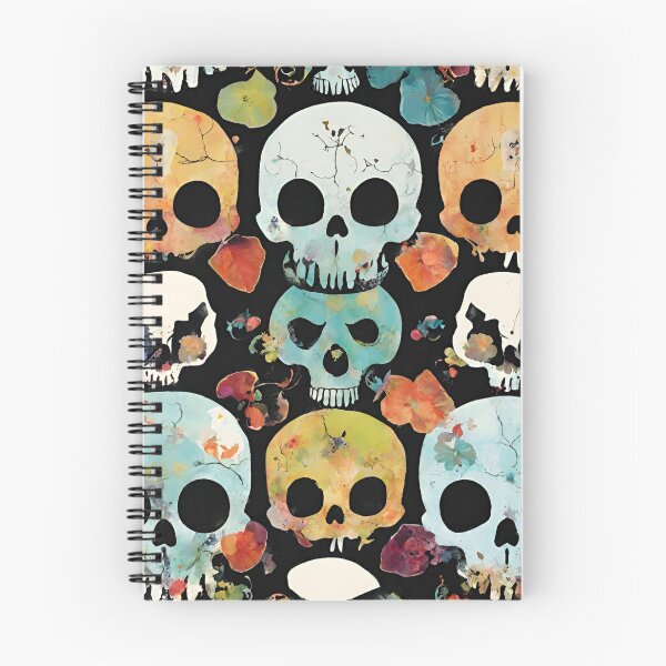 Item preview, The Colorful Flirty Skulls 1 designed and sold by lorocoloro.