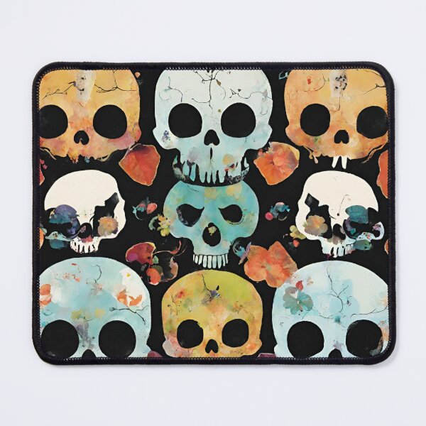 Item preview, The Colorful Flirty Skulls 1 designed and sold by lorocoloro.