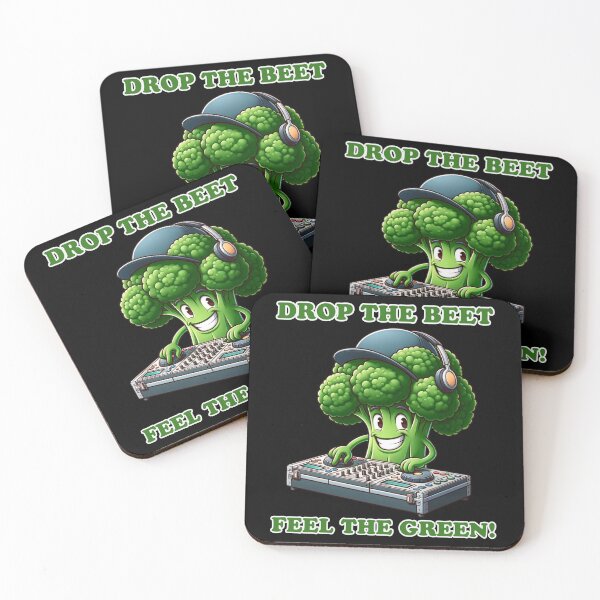Item preview, Broccoli Beats: DJ Veggie Spinner designed and sold by vk09.