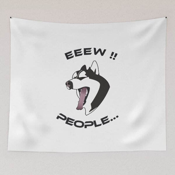 Item preview, HUSKY. EEEEW  PEOPLE designed and sold by Drew-Drew.