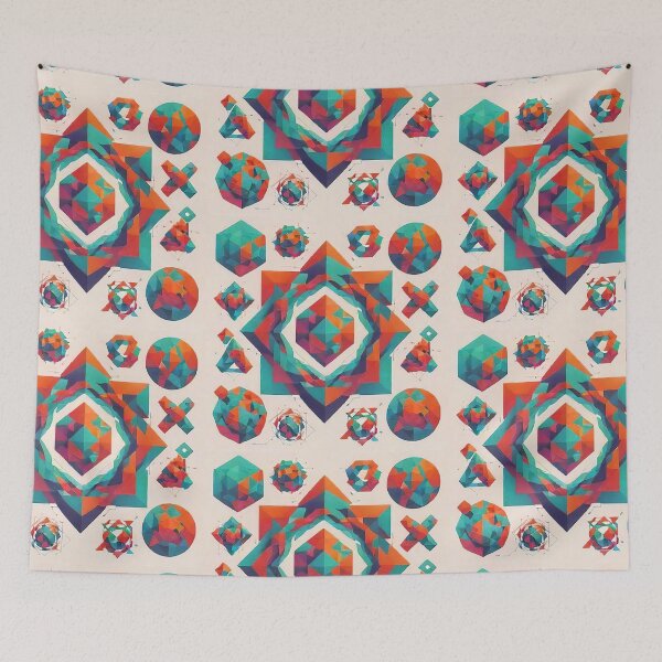 Item preview, Colorful Geometric Sketch Pattern designed and sold by DeftWookie.