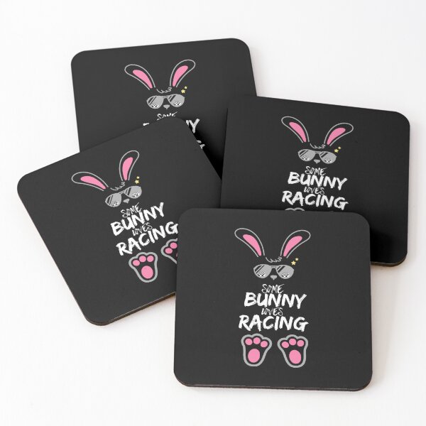 Item preview, Some Bunny Loves Racing Funny Cute Cool Easter Bunny Sunglasses Racer Checker Flag Coolest Bunny Race Track Motorsports designed and sold by CarantinedChaos.