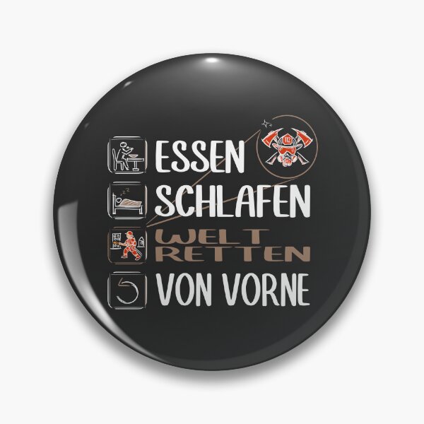 Item preview, "Super Feuerwehrmann". Essen, schlafen, Welt retten, von Vorne. designed and sold by silentcolors.