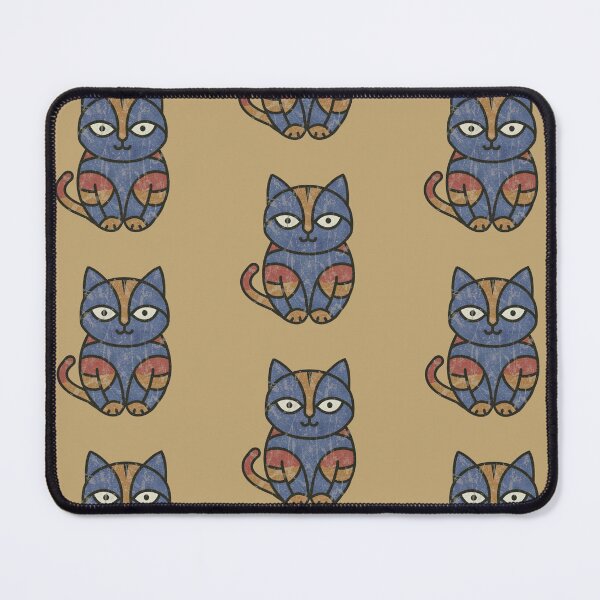 Item preview, Grunge Cat Blue Retro designed and sold by Lelijo.