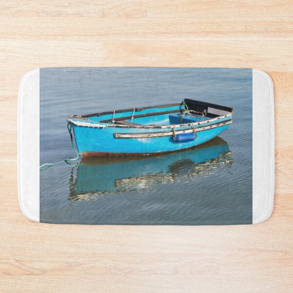 Item preview, Bright Blue Skiff with Reflections designed and sold by Dorset Girl.