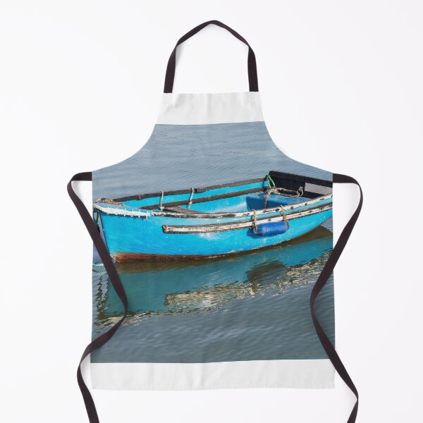 Item preview, Bright Blue Skiff with Reflections designed and sold by Dorset Girl.