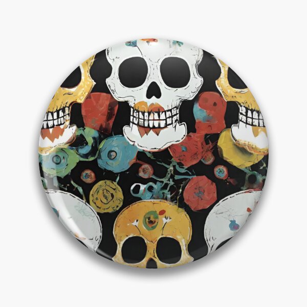 Item preview, The Colorful Flirty Skulls 3 designed and sold by lorocoloro.