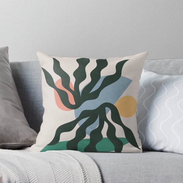 Item preview, Two Plants, Boho, Botanical, Pastel Color designed and sold by technicolorable_art.