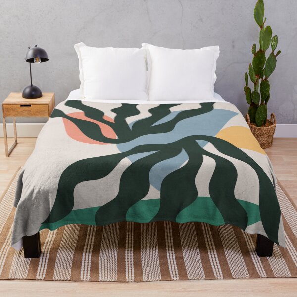 Item preview, Two Plants, Boho, Botanical, Pastel Color designed and sold by technicolorable_art.