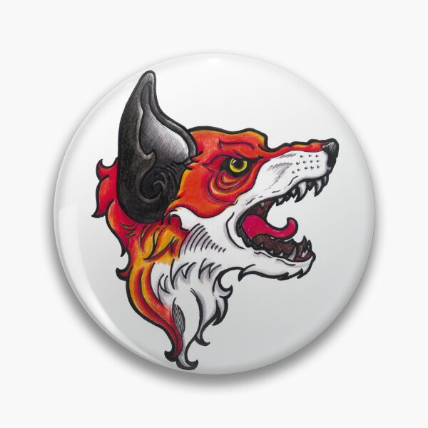Item preview, fox tattoo designed and sold by Isralj.