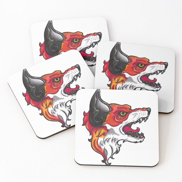 Item preview, fox tattoo designed and sold by Isralj.