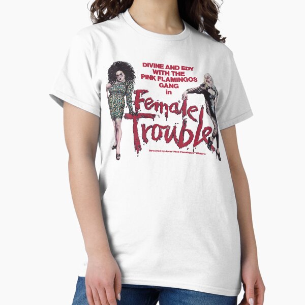 Vista previa del artículo con la obra «El problema femenino de John Waters», diseñado y vendido por calculatorshirt.