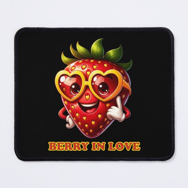 Item preview, Smitten Strawberry: A Berry Big Heart designed and sold by vk09.