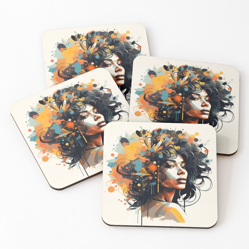 Item preview, Coasters (Set of 4) designed and sold by Edge-Ink.