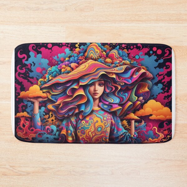 Item preview, Psychedelic Girl Desing designed and sold by Becooldesing.