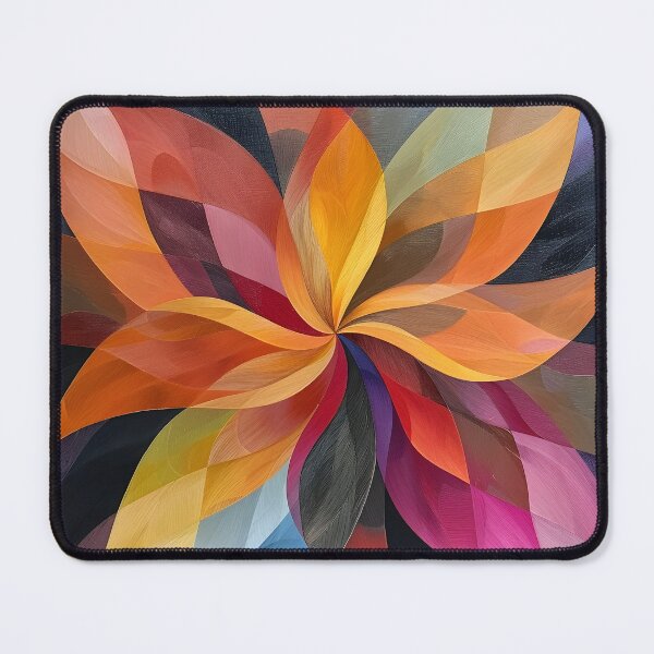 Item preview, colorful abstract blooming flower designed and sold by dcrc.