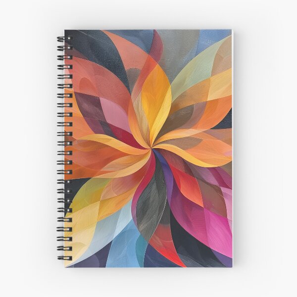 Item preview, colorful abstract blooming flower designed and sold by dcrc.