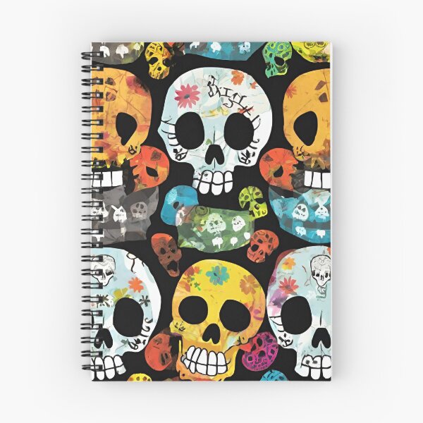 Item preview, The Colorful Flirty Skulls 4 designed and sold by lorocoloro.