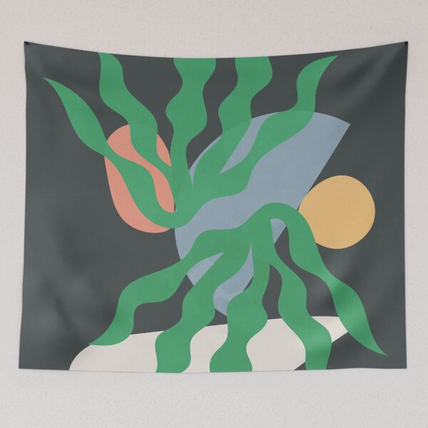 Item preview, Two Plants, Boho, Botanical designed and sold by technicolorable_art.